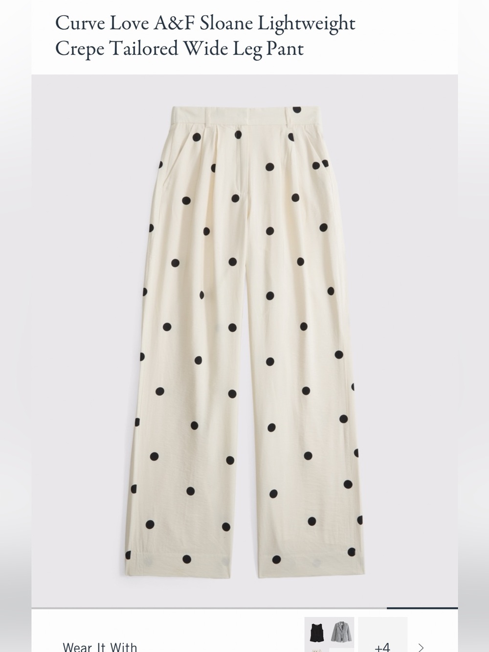 Abercrombie & Fitch Sloane tailored pants